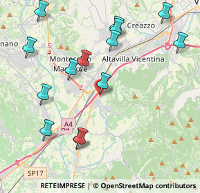 Mappa Via Galileo Galilei, 36040 Brendola VI, Italia (4.66571)