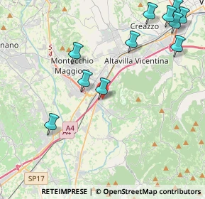 Mappa Via Galileo Galilei, 36040 Brendola VI, Italia (5.20182)