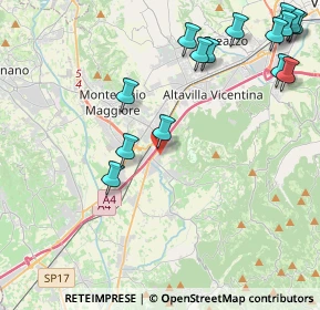 Mappa Via Galileo Galilei, 36040 Brendola VI, Italia (5.37467)