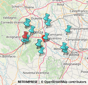 Mappa Via A. Lamarmora, 36023 Longare VI, Italia (12.086)