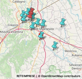 Mappa Via A. Lamarmora, 36023 Longare VI, Italia (7.33923)