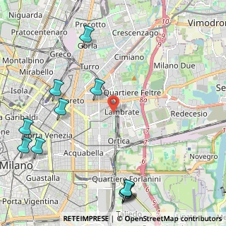 Mappa Via Bassini Edoardo, 20133 Milano MI, Italia (2.98273)