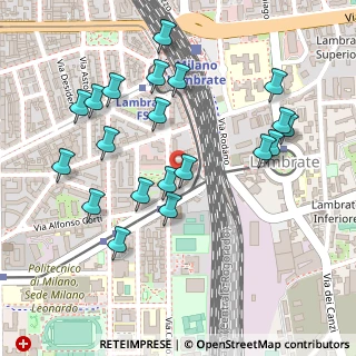 Mappa Via Bassini Edoardo, 20133 Milano MI, Italia (0.2585)