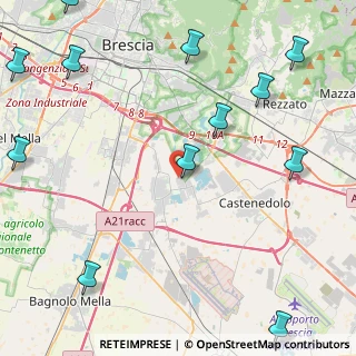 Mappa Via del Canetto, 25010 Zona Artigianale Canneto BS, Italia (6.57077)