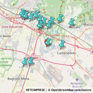 Mappa Via del Canetto, 25010 Zona Artigianale Canneto BS, Italia (4.57778)