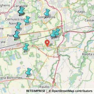 Mappa Via L. Agrati, 20060 Liscate MI, Italia (5.54167)
