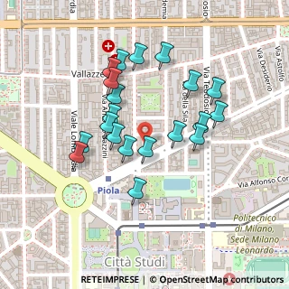 Mappa Via Vittorio Betteloni, 20131 Milano MI, Italia (0.206)
