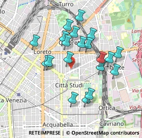 Mappa Via Vittorio Betteloni, 20131 Milano MI, Italia (0.8455)
