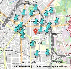 Mappa Via Vittorio Betteloni, 20131 Milano MI, Italia (0.937)