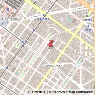 Mappa Via Alessandro Tadino, 58, 20124 Milano, Milano (Lombardia)