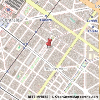 Mappa Via Benedetto Marcello,  34, 20124 Milano, Milano (Lombardia)