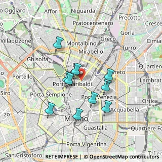Mappa Piazza Alvar Aalto, 20124 Milano MI, Italia (1.47)
