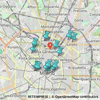 Mappa Piazza Alvar Aalto, 20124 Milano MI, Italia (1.61938)