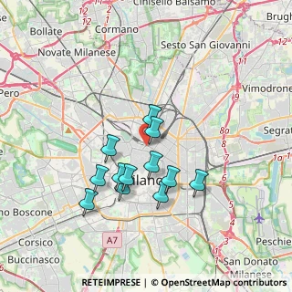 Mappa Piazza Alvar Aalto, 20124 Milano MI, Italia (3.02167)
