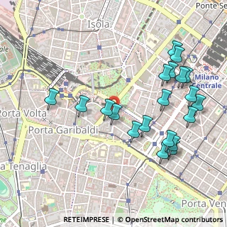 Mappa Piazza Alvar Aalto, 20124 Milano MI, Italia (0.5495)