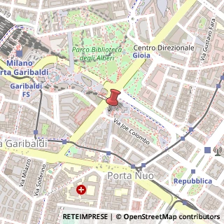 Mappa Via Amerigo Vespucci, 12, 20124 Milano, Milano (Lombardia)
