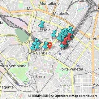 Mappa Piazza Alvar Aalto, 20124 Milano MI, Italia (0.6755)
