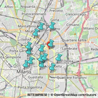 Mappa Via Privata della Majella, 20131 Milano MI, Italia (1.66714)