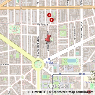 Mappa Via Antonio Bazzini, 17, 20131 Milano, Milano (Lombardia)