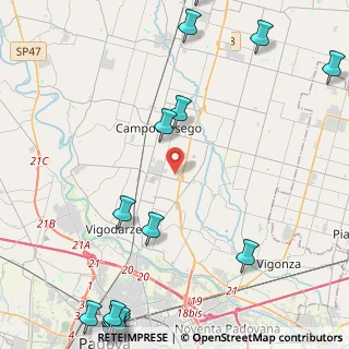 Mappa Via Frattina, 35011 Campodarsego PD, Italia (7.264)