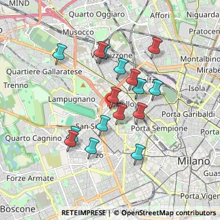 Mappa Via Paolo Uccello, 20148 Milano MI, Italia (1.6175)