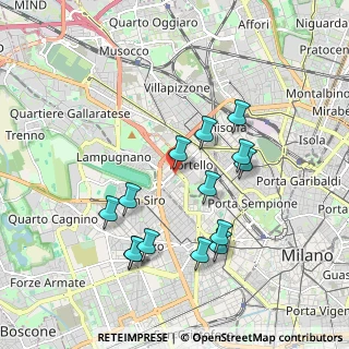 Mappa Via Paolo Uccello, 20148 Milano MI, Italia (1.80786)
