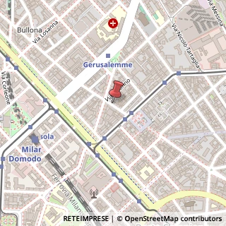 Mappa Via Piero della Francesca, 10, 20154 Milano, Milano (Lombardia)