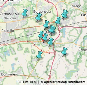 Mappa Via Cavenaghi, 20050 Liscate MI, Italia (2.994)