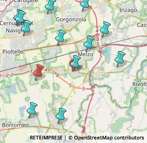 Mappa Via Cavenaghi, 20050 Liscate MI, Italia (5.08)