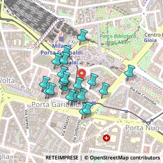 Mappa Via Carlo de Cristoforis, 20124 Milano MI, Italia (0.189)