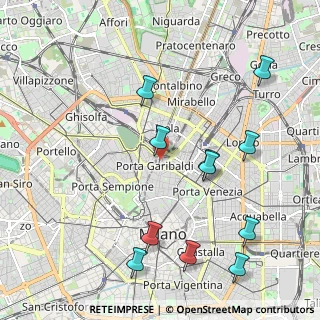 Mappa Via Carlo de Cristoforis, 20124 Milano MI, Italia (2.34545)