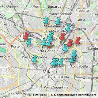 Mappa Via Carlo de Cristoforis, 20124 Milano MI, Italia (1.646)
