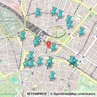 Mappa Via Carlo de Cristoforis, 20124 Milano MI, Italia (0.561)