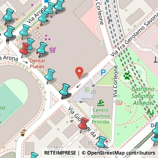 Mappa Via Fra Gerolamo Savonarola, 20149 Milano MI, Italia (0.11607)
