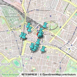 Mappa Corso Como, 20124 Milano MI, Italia (0.305)