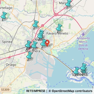 Mappa Via Pompeo Molmenti, 30173 Venezia VE, Italia (4.80286)