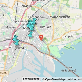 Mappa Via Pompeo Molmenti, 30173 Venezia VE, Italia (1.88727)