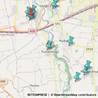 Mappa Via Breda, 24050 Pumenengo BG, Italia (3.065)