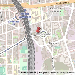 Mappa Viale delle Rimembranze di Lambrate, 7, 20134 Milano, Milano (Lombardia)