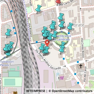 Mappa Via Saccardo, 20134 Milano MI, Italia (0.11852)