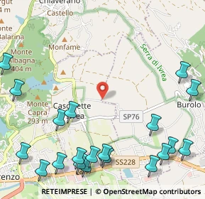 Mappa Via Perra, 10010 Cascinette d'Ivrea TO, Italia (1.536)