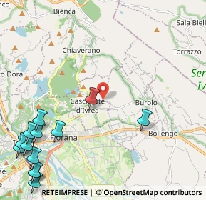 Mappa Via Perra, 10010 Cascinette d'Ivrea TO, Italia (3.22692)