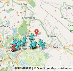 Mappa Via Perra, 10010 Cascinette d'Ivrea TO, Italia (2.228)