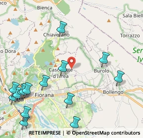 Mappa Via Perra, 10010 Cascinette d'Ivrea TO, Italia (2.86467)