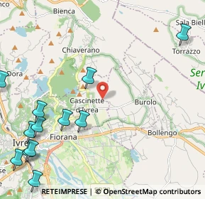 Mappa Via Perra, 10010 Cascinette d'Ivrea TO, Italia (3.07333)