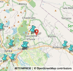 Mappa Via Perra, 10010 Cascinette d'Ivrea TO, Italia (2.71364)