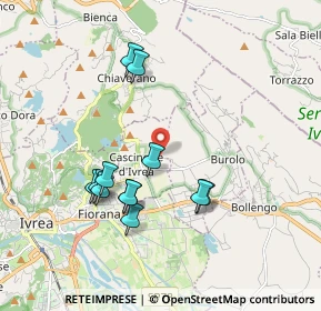 Mappa Via Perra, 10010 Cascinette d'Ivrea TO, Italia (1.7625)