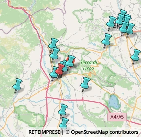 Mappa Via Perra, 10010 Cascinette d'Ivrea TO, Italia (9.361)
