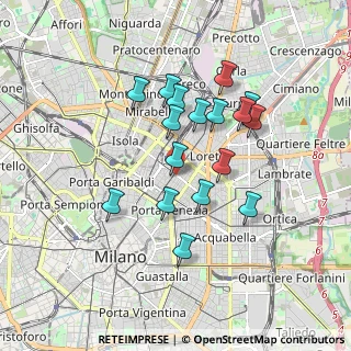 Mappa Via Settembrini Luigi, 20124 Milano MI, Italia (1.53941)