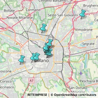 Mappa Via Settembrini Luigi, 20124 Milano MI, Italia (2.78)